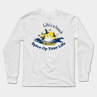 Spice Up Your Life: Spice Up Your Wardrobe: Try Our Taco Tees!” Long Sleeve T-Shirt